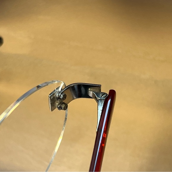 CHANEL Glasses Eyeglass Frames Coco Mark Rimless 2027 c 147 54 18 130 w/ Case - Picture 16 of 16